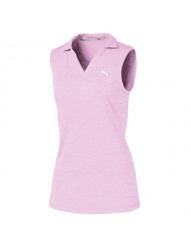 PUMA JUNIOR GIRLS HEATHER GOLF POLO - POLO JUNIOR 2019