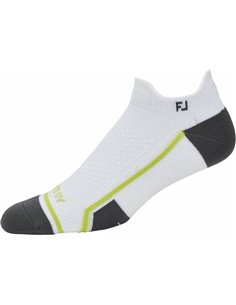 Footjoy Tech D.R.Y Roll Tab Calcetines White/Grey Standard