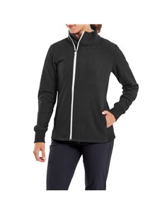 Jersey polar asimétrico con cremallera completa para mujer 2
